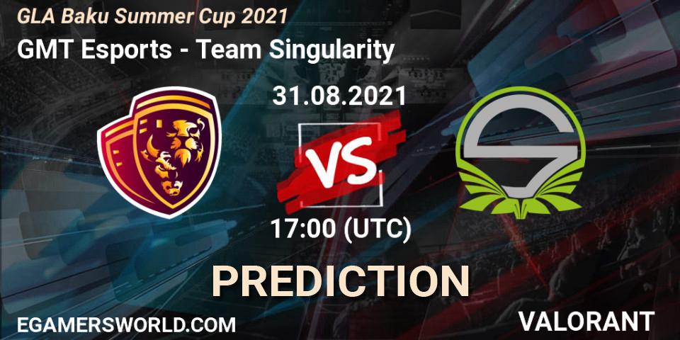 GMT Esports vs Team Singularity: Match Prediction. 31.08.2021 at 17:00, VALORANT, GLA Baku Summer Cup 2021