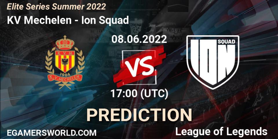 KV Mechelen vs Ion Squad: Match Prediction. 08.06.2022 at 17:00, LoL, Elite Series Summer 2022