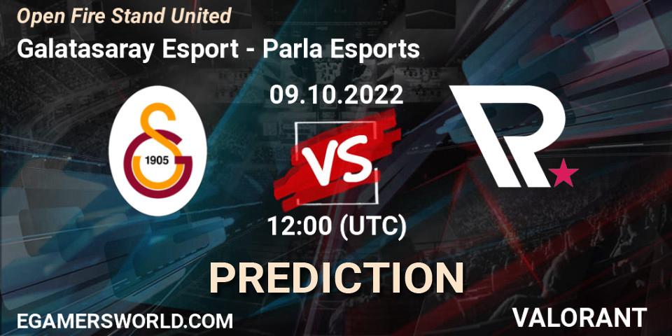 Galatasaray Esport vs Parla Esports: Match Prediction. 09.10.2022 at 12:00, VALORANT, Open Fire Stand United