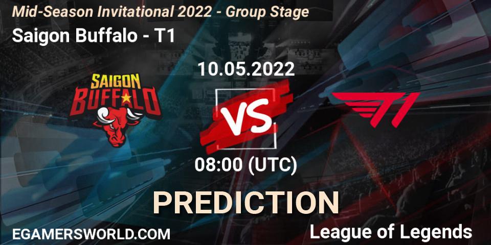 Saigon Buffalo vs T1: Match Prediction. 10.05.2022 at 08:00, LoL, Mid-Season Invitational 2022 - Group Stage