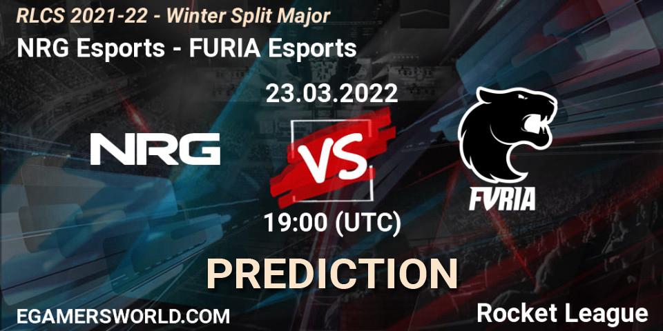 NRG Esports vs FURIA Esports: Match Prediction. 23.03.2022 at 19:00, Rocket League, RLCS 2021-22 - Winter Split Major