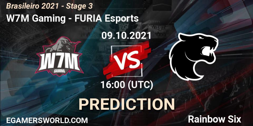W7M Gaming vs FURIA Esports: Match Prediction. 09.10.2021 at 16:00, Rainbow Six, Brasileirão 2021 - Stage 3