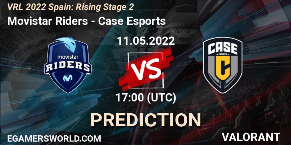 Movistar Riders vs Case Esports: Match Prediction. 11.05.22, VALORANT, VRL 2022 Spain: Rising Stage 2