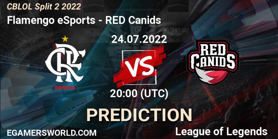 Flamengo eSports vs RED Canids: Match Prediction. 24.07.22, LoL, CBLOL Split 2 2022