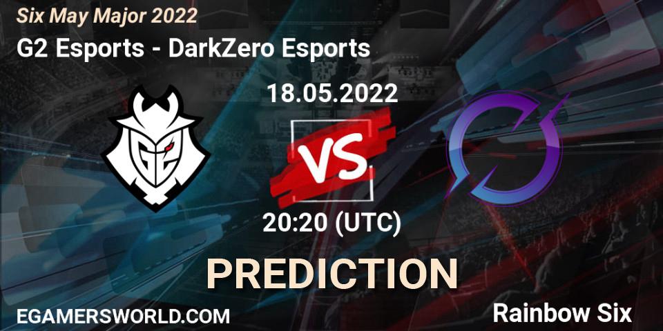 G2 Esports vs DarkZero Esports: Match Prediction. 18.05.2022 at 20:20, Rainbow Six, Six Charlotte Major 2022