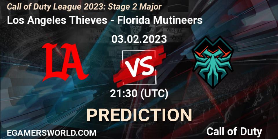 Los Angeles Thieves vs Florida Mutineers: Match Prediction. 03.02.2023 at 21:30, Call of Duty, Call of Duty League 2023: Stage 2 Major