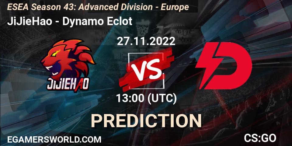 Invictus Int vs Dynamo Eclot: Match Prediction. 27.11.22, CS2 (CS:GO), ESEA Season 43: Advanced Division - Europe