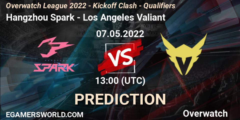 Hangzhou Spark vs Los Angeles Valiant: Match Prediction. 22.05.22, Overwatch, Overwatch League 2022 - Kickoff Clash - Qualifiers