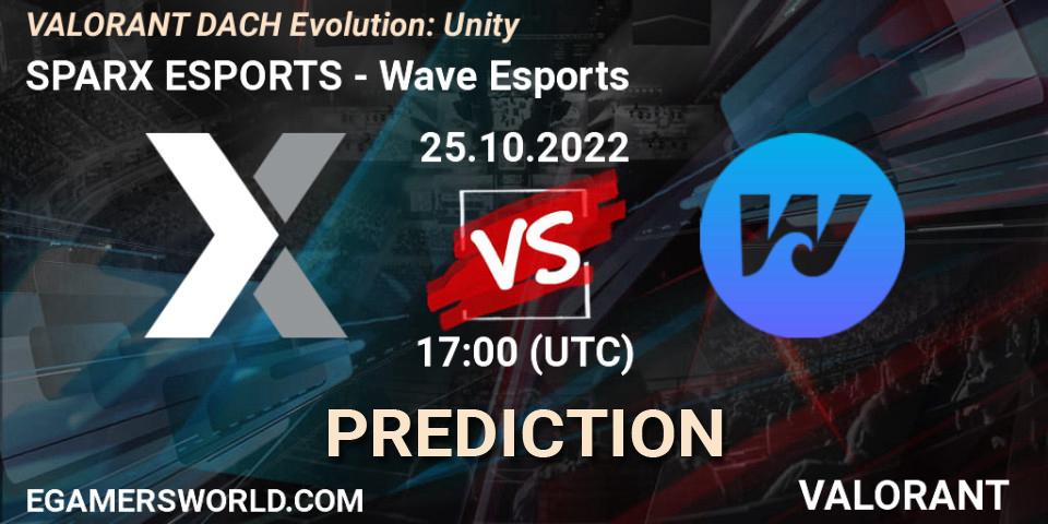 SPARX ESPORTS vs Wave Esports: Match Prediction. 25.10.2022 at 17:00, VALORANT, VALORANT DACH Evolution: Unity