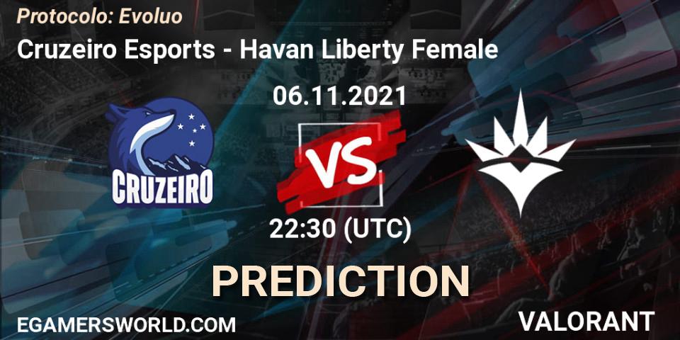 Cruzeiro Esports vs Havan Liberty Female: Match Prediction. 06.11.2021 at 22:30, VALORANT, Protocolo: Evolução