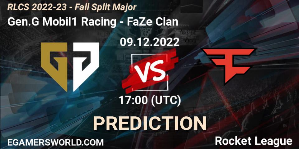 Gen.G Mobil1 Racing vs FaZe Clan: Match Prediction. 09.12.22, Rocket League, RLCS 2022-23 - Fall Split Major
