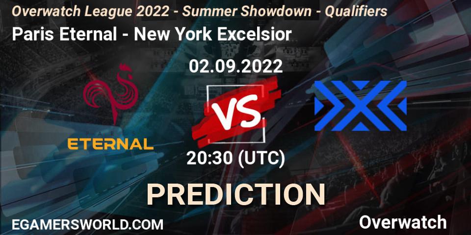 Paris Eternal vs New York Excelsior: Match Prediction. 02.09.2022 at 20:30, Overwatch, Overwatch League 2022 - Summer Showdown - Qualifiers