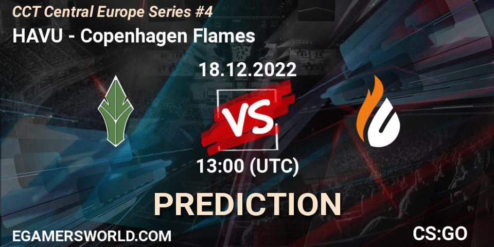HAVU vs Copenhagen Flames: Match Prediction. 18.12.22, CS2 (CS:GO), CCT Central Europe Series #4