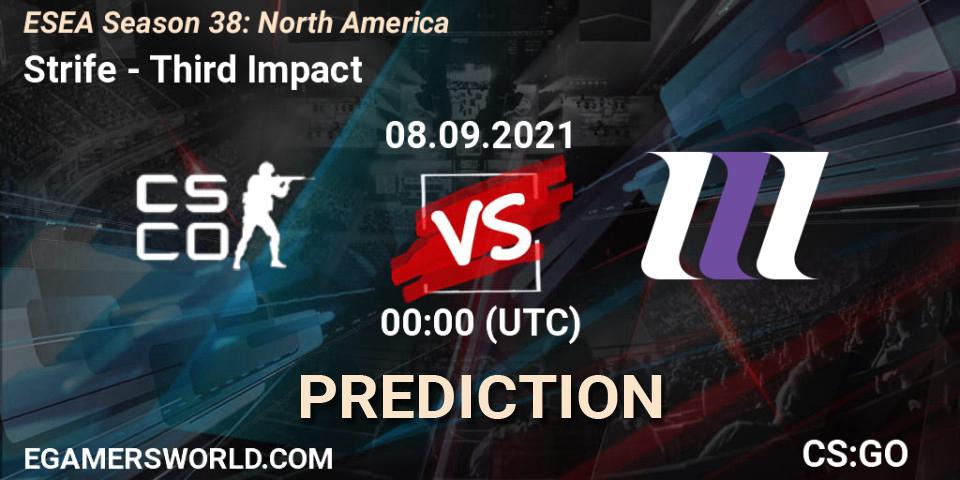 RBG vs Third Impact: Match Prediction. 28.09.2021 at 00:00, Counter-Strike (CS2), ESEA Season 38: North America 
