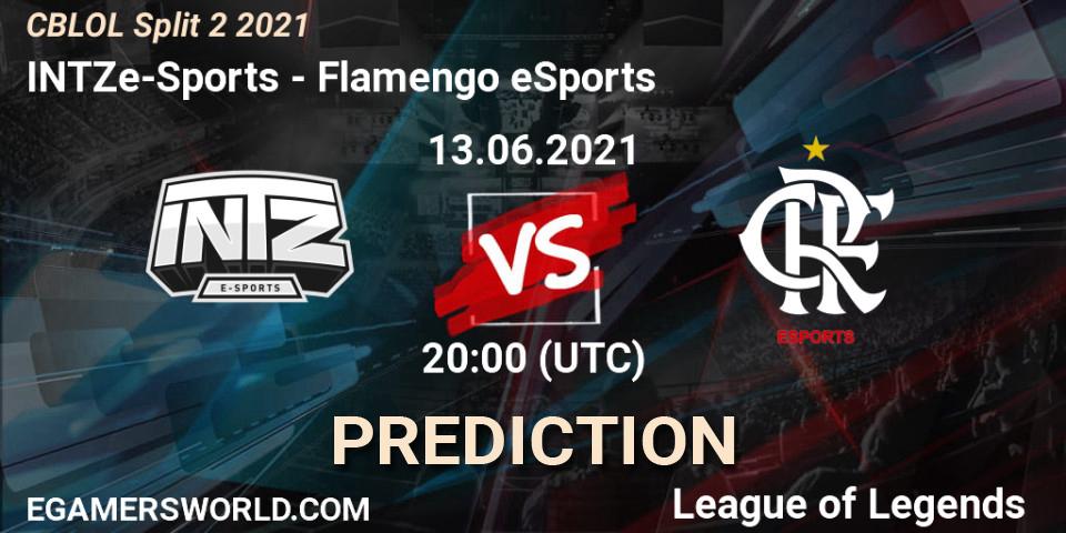 INTZ e-Sports vs Flamengo eSports: Match Prediction. 13.06.2021 at 20:00, LoL, CBLOL Split 2 2021