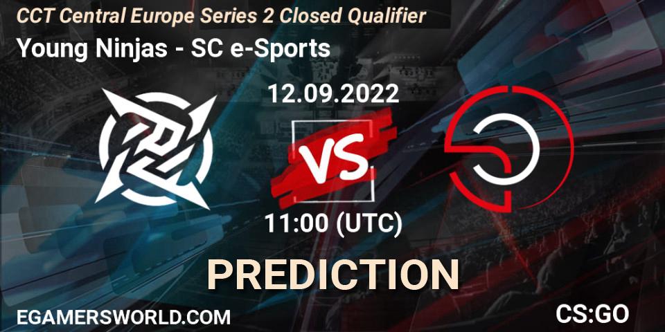 Young Ninjas vs SC e-Sports: Match Prediction. 12.09.2022 at 11:00, Counter-Strike (CS2), CCT Central Europe Series 2 Closed Qualifier