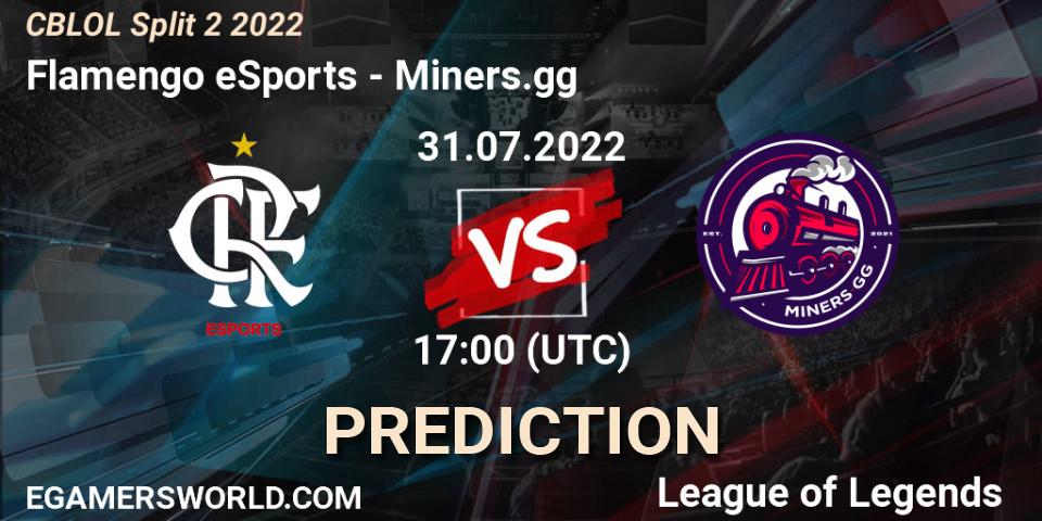 Flamengo eSports vs Miners.gg: Match Prediction. 31.07.2022 at 17:00, LoL, CBLOL Split 2 2022