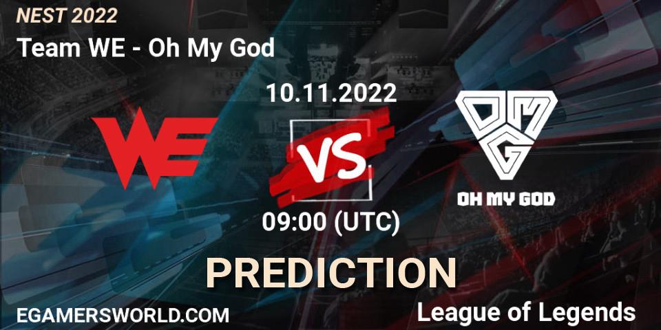 Team WE vs Oh My God: Match Prediction. 10.11.2022 at 10:00, LoL, NEST 2022