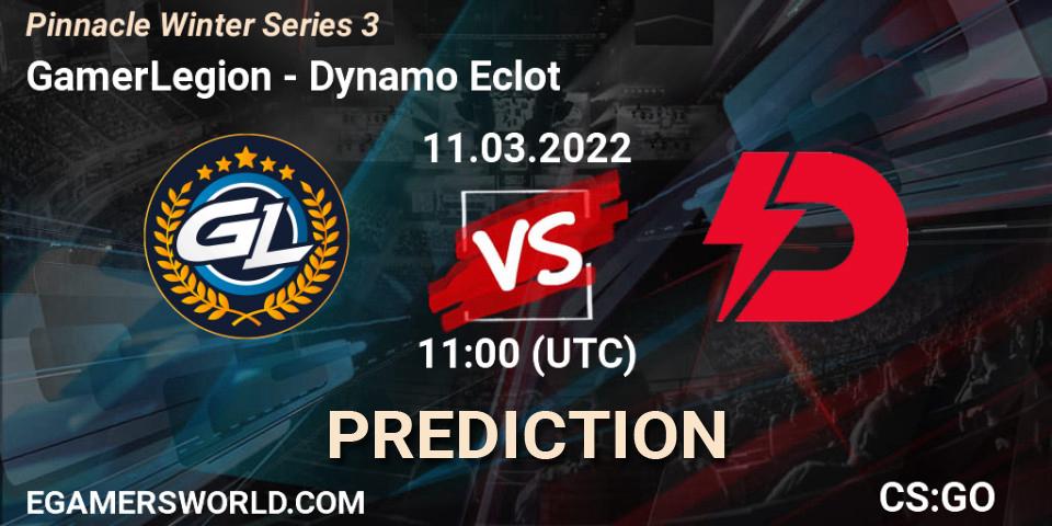 GamerLegion vs Dynamo Eclot: Match Prediction. 11.03.2022 at 11:10, Counter-Strike (CS2), Pinnacle Winter Series 3
