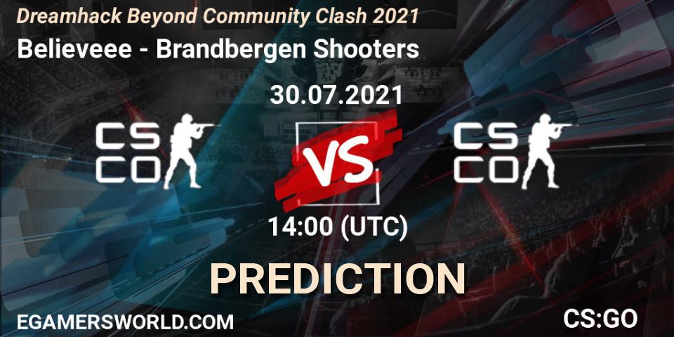 BELIEVE vs Brandbergen Shooters: Match Prediction. 30.07.2021 at 14:05, Counter-Strike (CS2), DreamHack Beyond Community Clash