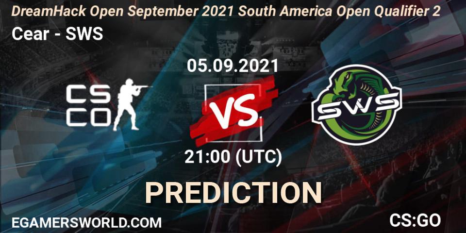 Ceará eSports vs SWS: Match Prediction. 05.09.2021 at 21:10, Counter-Strike (CS2), DreamHack Open September 2021 South America Open Qualifier 2