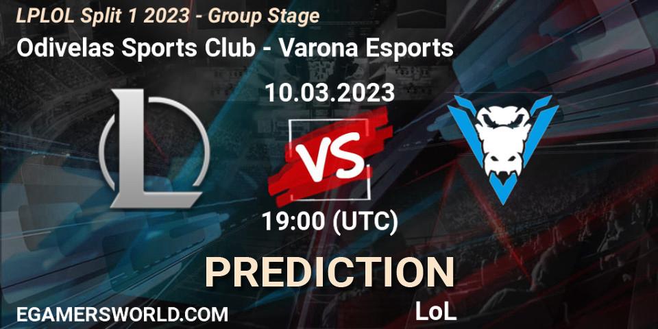 Odivelas Sports Club vs Varona Esports: Match Prediction. 10.03.2023 at 19:00, LoL, LPLOL Split 1 2023 - Group Stage