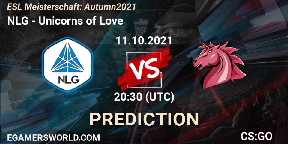 NLG vs Unicorns of Love: Match Prediction. 11.10.2021 at 20:30, Counter-Strike (CS2), ESL Meisterschaft: Autumn 2021