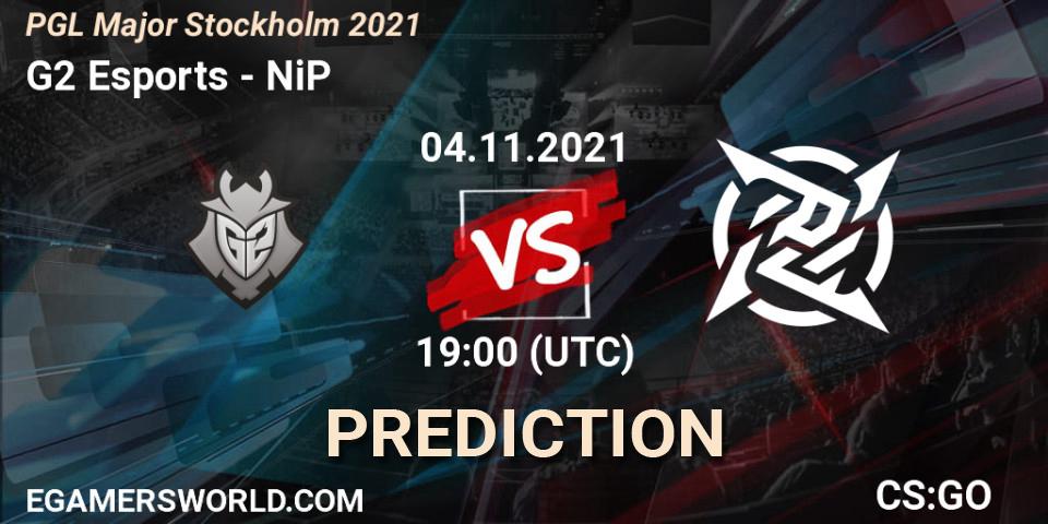 G2 Esports vs NiP: Match Prediction. 04.11.2021 at 20:00, Counter-Strike (CS2), PGL Major Stockholm 2021