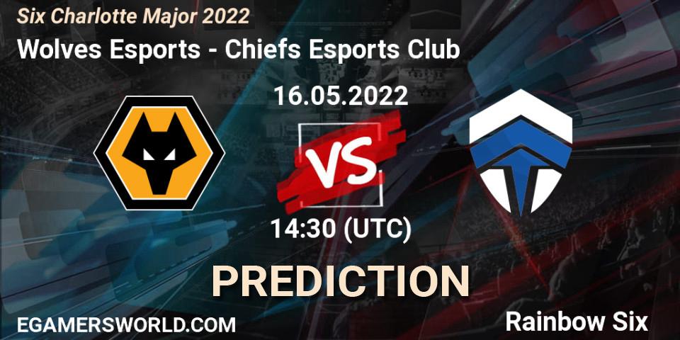 Wolves Esports vs Chiefs Esports Club: Match Prediction. 16.05.2022 at 14:30, Rainbow Six, Six Charlotte Major 2022