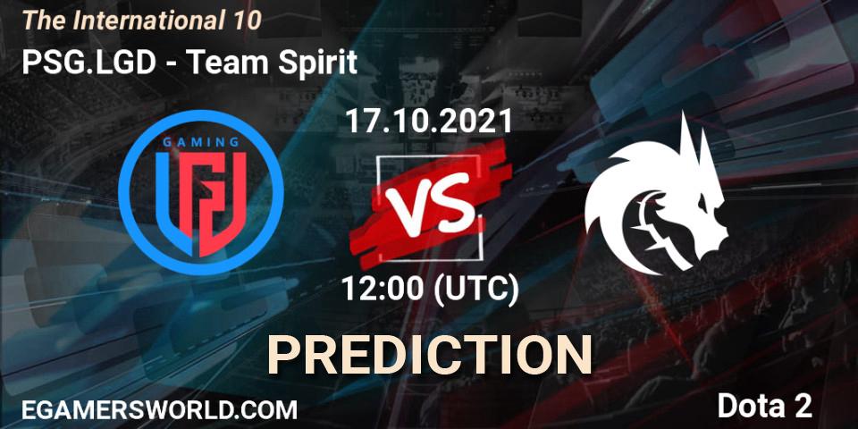 PSG.LGD vs Team Spirit: Match Prediction. 17.10.21, Dota 2, The Internationa 2021