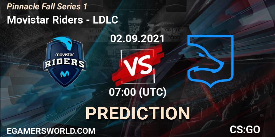 Movistar Riders vs LDLC: Match Prediction. 02.09.21, CS2 (CS:GO), Pinnacle Fall Series #1