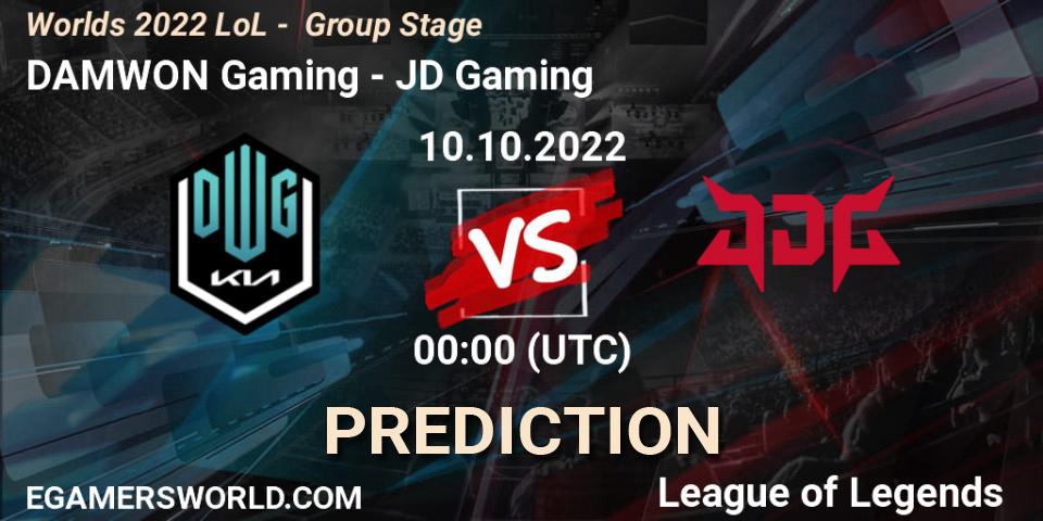 DAMWON Gaming vs JD Gaming: Match Prediction. 09.10.22, LoL, Worlds 2022 LoL - Group Stage