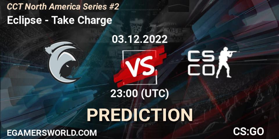 Eclipse vs Take Charge: Match Prediction. 03.12.2022 at 23:00, Counter-Strike (CS2), CCT North America Series #2