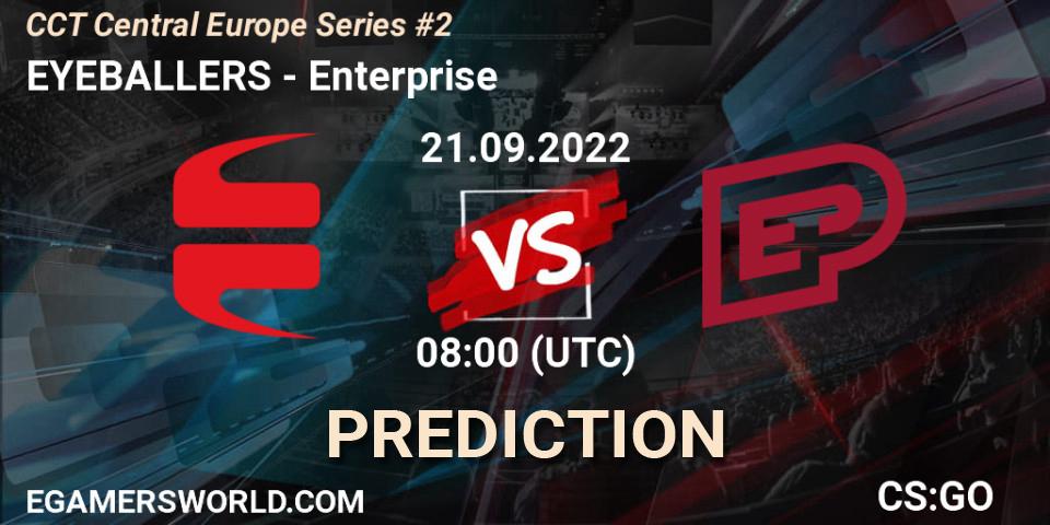 EYEBALLERS vs Enterprise: Match Prediction. 21.09.2022 at 08:00, Counter-Strike (CS2), CCT Central Europe Series #2