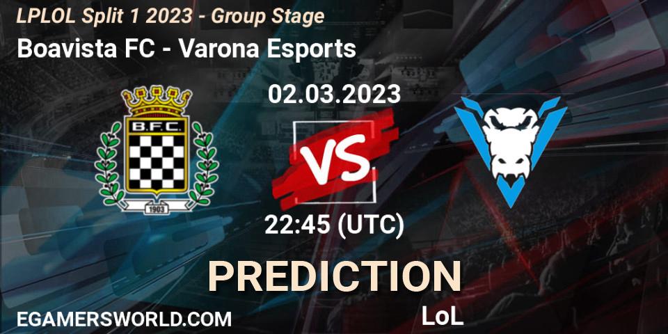 Boavista FC vs Varona Esports: Match Prediction. 02.03.2023 at 22:45, LoL, LPLOL Split 1 2023 - Group Stage