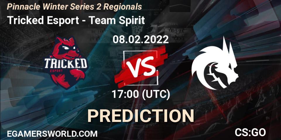 Tricked Esport vs Team Spirit: Match Prediction. 08.02.22, CS2 (CS:GO), Pinnacle Winter Series 2 Regionals