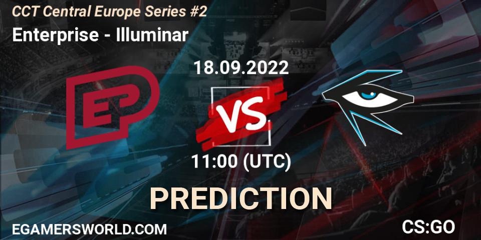 Enterprise vs Illuminar: Match Prediction. 18.09.2022 at 11:00, Counter-Strike (CS2), CCT Central Europe Series #2