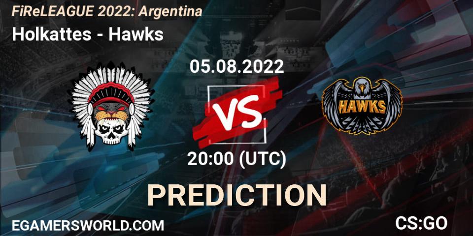 Holkattes vs Hawks: Match Prediction. 04.08.22, CS2 (CS:GO), FiReLEAGUE 2022: Argentina