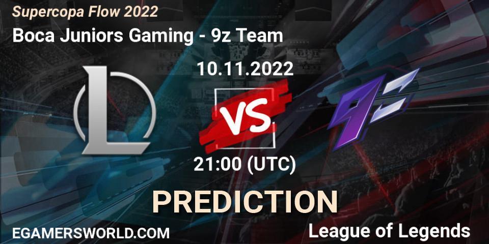 Boca Juniors Gaming vs 9z Team: Match Prediction. 10.11.2022 at 21:00, LoL, Supercopa Flow 2022