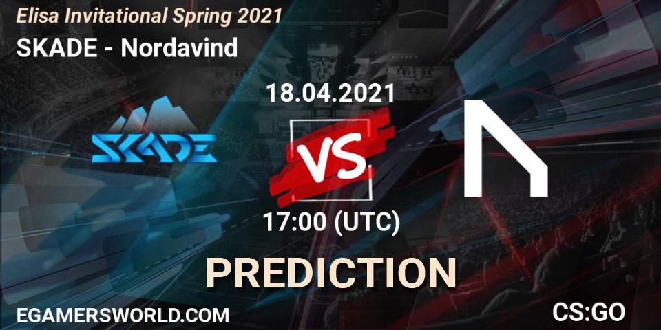 SKADE vs Nordavind: Match Prediction. 18.04.2021 at 17:00, Counter-Strike (CS2), Elisa Invitational Spring 2021