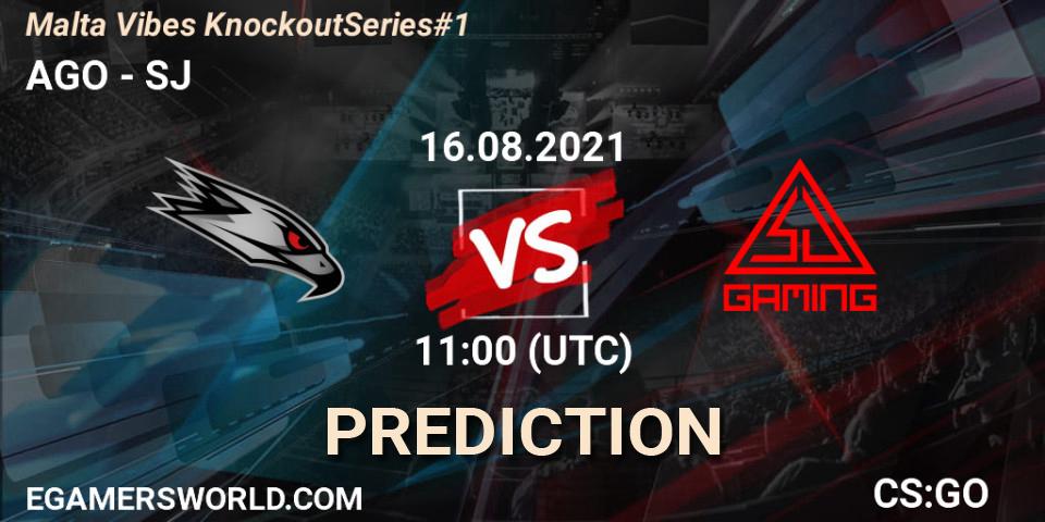 AGO vs SJ: Match Prediction. 16.08.2021 at 11:00, Counter-Strike (CS2), Malta Vibes Knockout Series #1