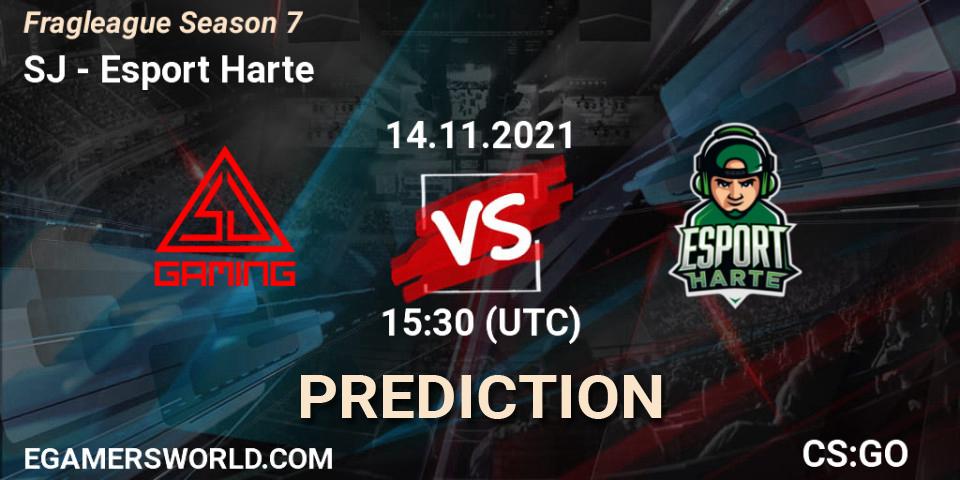 SJ vs Esport Harte: Match Prediction. 14.11.21, CS2 (CS:GO), Fragleague Season 7