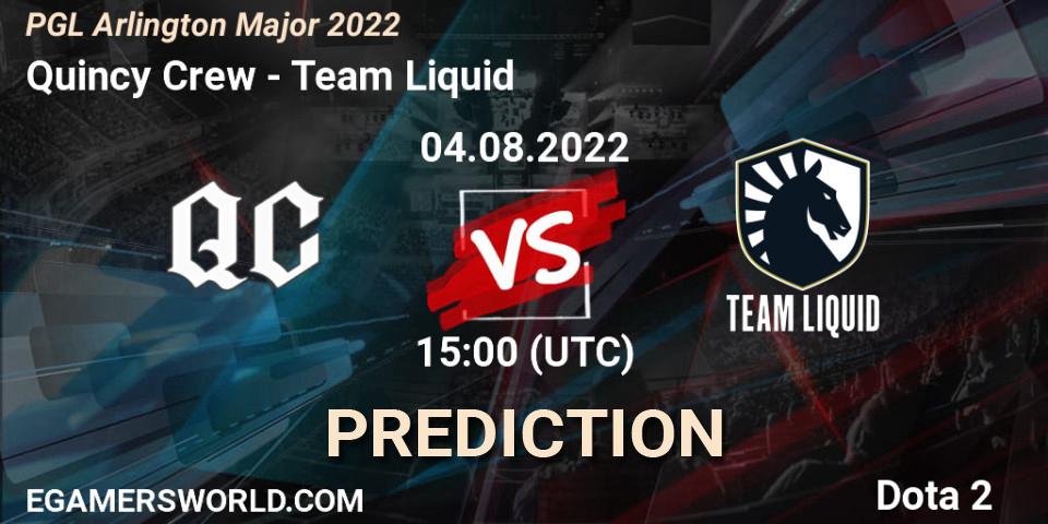 Soniqs vs Team Liquid: Match Prediction. 04.08.2022 at 15:07, Dota 2, PGL Arlington Major 2022 - Group Stage