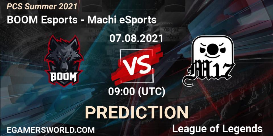 BOOM Esports vs Machi eSports: Match Prediction. 07.08.2021 at 09:00, LoL, PCS Summer 2021