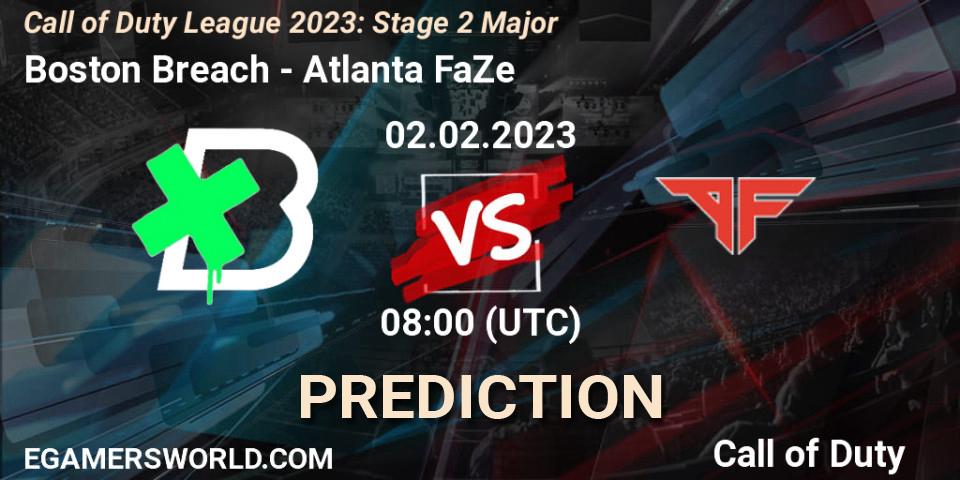 Boston Breach vs Atlanta FaZe: Match Prediction. 02.02.2023 at 20:00, Call of Duty, Call of Duty League 2023: Stage 2 Major