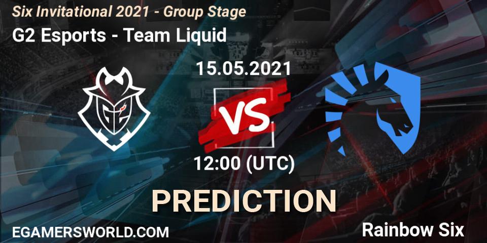 G2 Esports vs Team Liquid: Match Prediction. 15.05.2021 at 12:00, Rainbow Six, Six Invitational 2021 - Group Stage