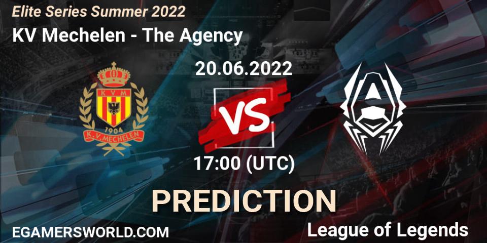 KV Mechelen vs The Agency: Match Prediction. 20.06.2022 at 17:00, LoL, Elite Series Summer 2022