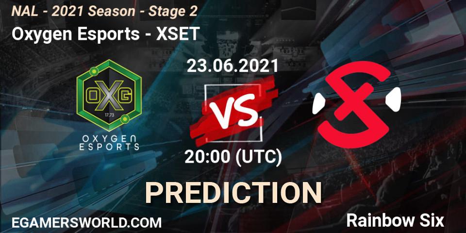 Oxygen Esports vs XSET: Match Prediction. 23.06.2021 at 20:00, Rainbow Six, NAL - 2021 Season - Stage 2