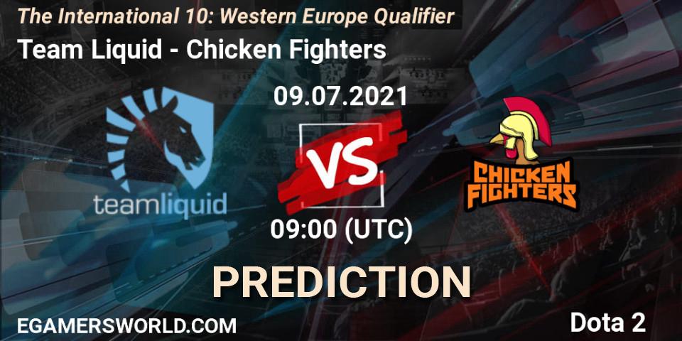 Team Liquid vs Chicken Fighters: Match Prediction. 09.07.21, Dota 2, The International 10: Western Europe Qualifier