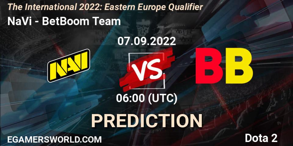 NaVi vs BetBoom Team: Match Prediction. 07.09.22, Dota 2, The International 2022: Eastern Europe Qualifier